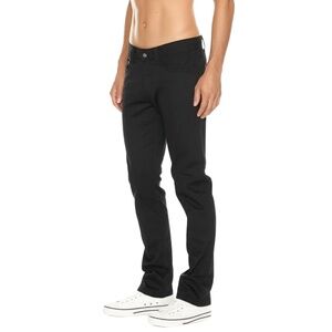 VOLCOM Chino Pants Mens Size 28‎ Black Casual 5-Pocket Skater Streetwear